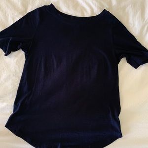 Loft vintage soft navy tee small